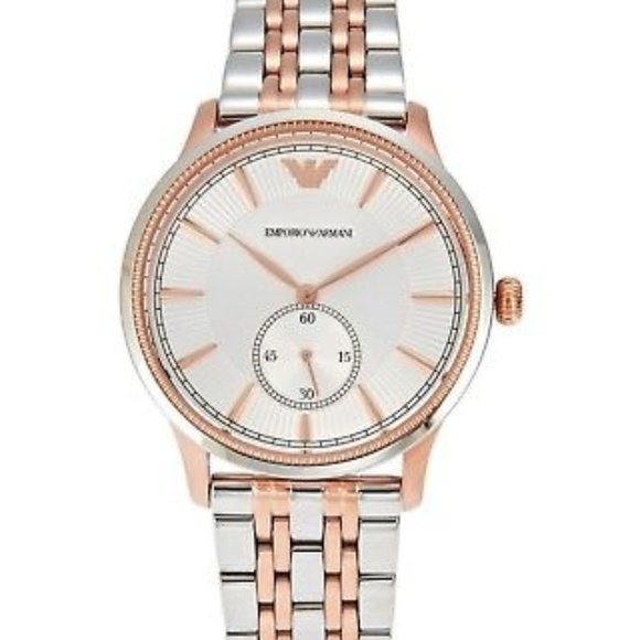 Emporio Armani Other - Emporio Armani Men's Silver Rose Gold AR1839